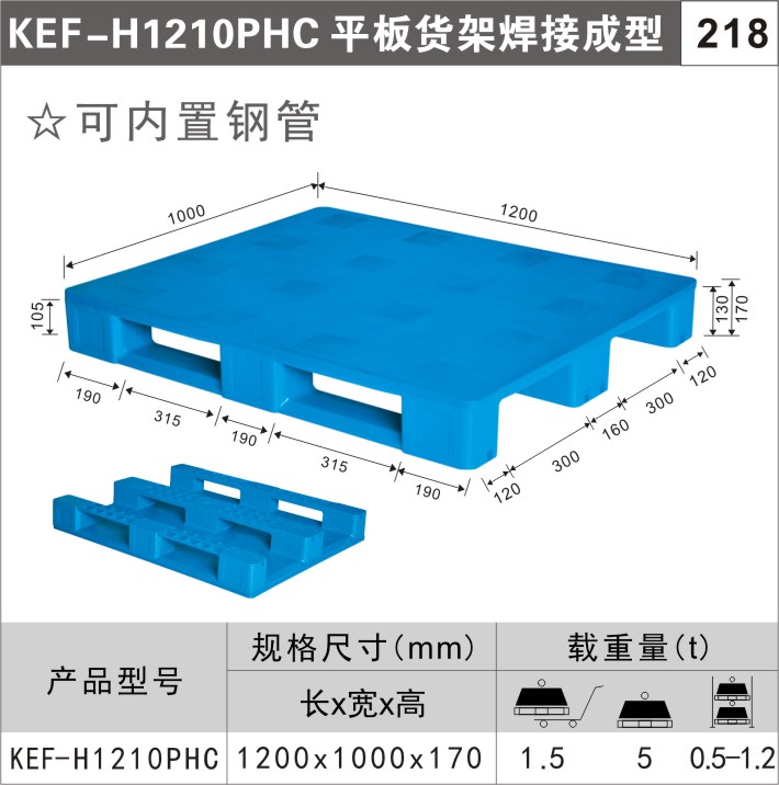 川字型塑料托盘图2