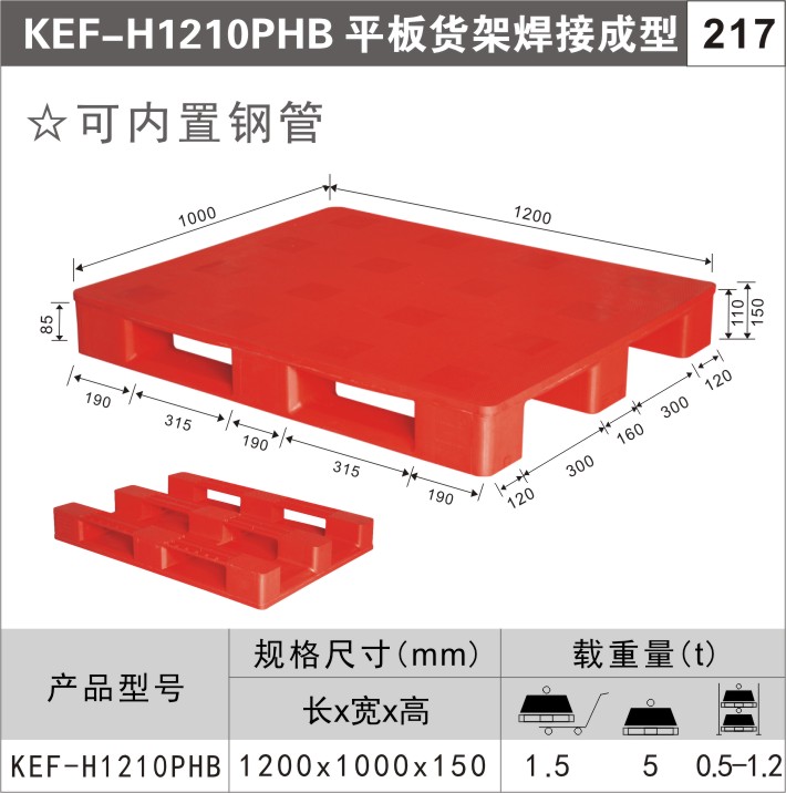 川字型塑料托盘图2