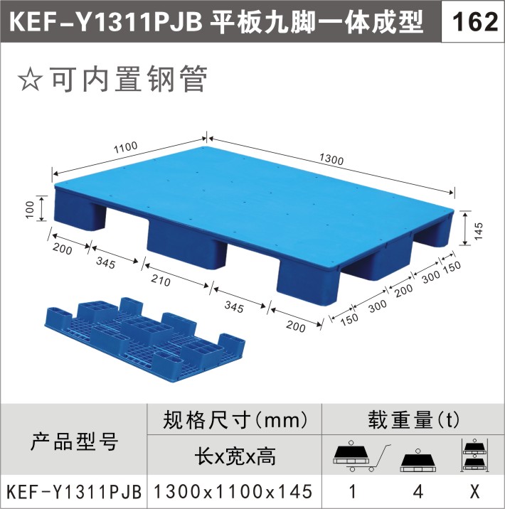 川字型塑料托盘图2